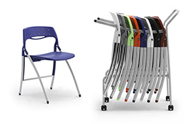 Contemporary folding chairs for casinos, slot machine, poker and videolottery rooms Arcade