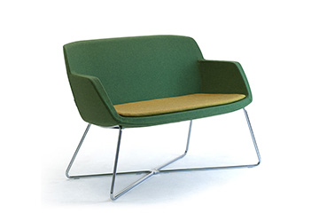 modern sofa for waiting room with minimal design gaia