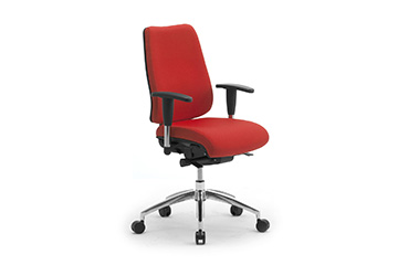Task armchairs with adjustable arms for trading, video editing and call center DD2