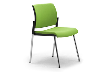 Four legs chairs for reception, visitors, waiting and meeting rooms Wiki 4 legs