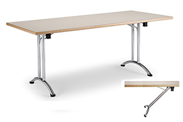 Modern design tables with folding legs for churches, cathedrals and chapels furniture Arno-4