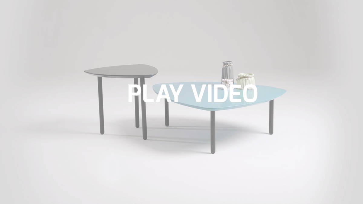 Contemporary coffee tables with modern and minimal style for lounges | EOS by Leyform