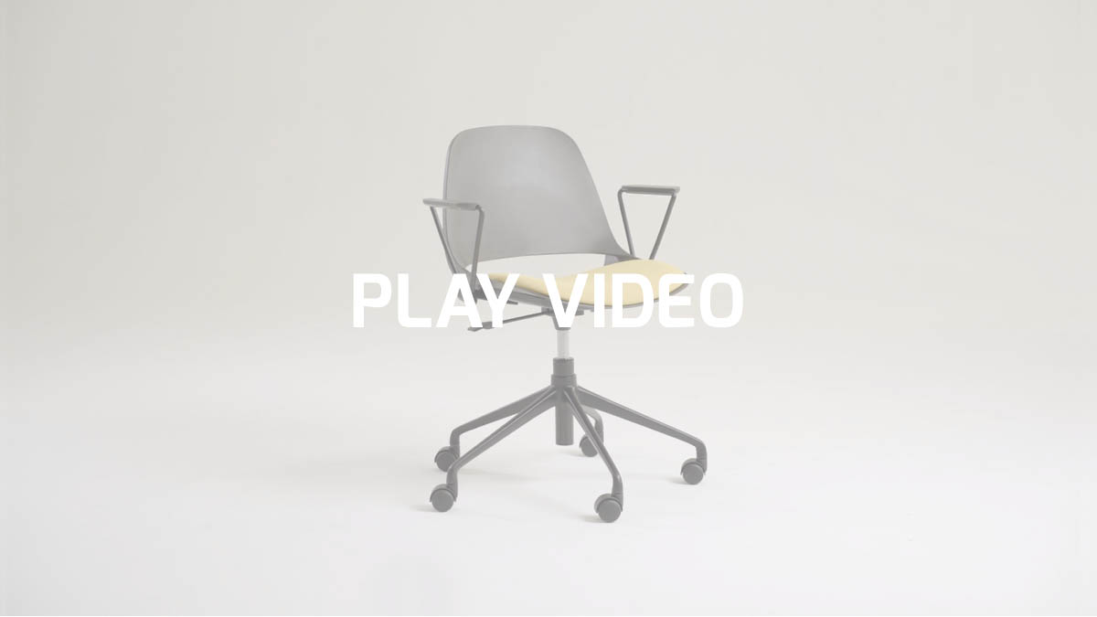 Modern design monocoque task armchair | Cosmo operational by Leyform
