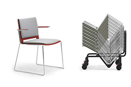 High density stacking lunchroom chairs for stylish restaurants, bars, pubs, pizzeria I Like