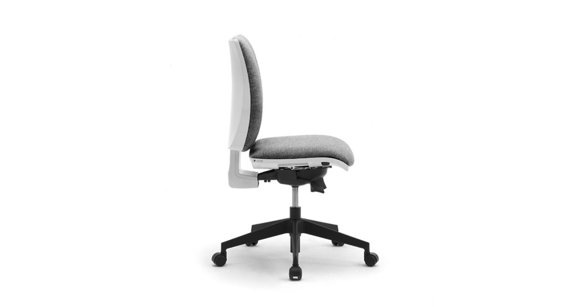 white desk chair no arms