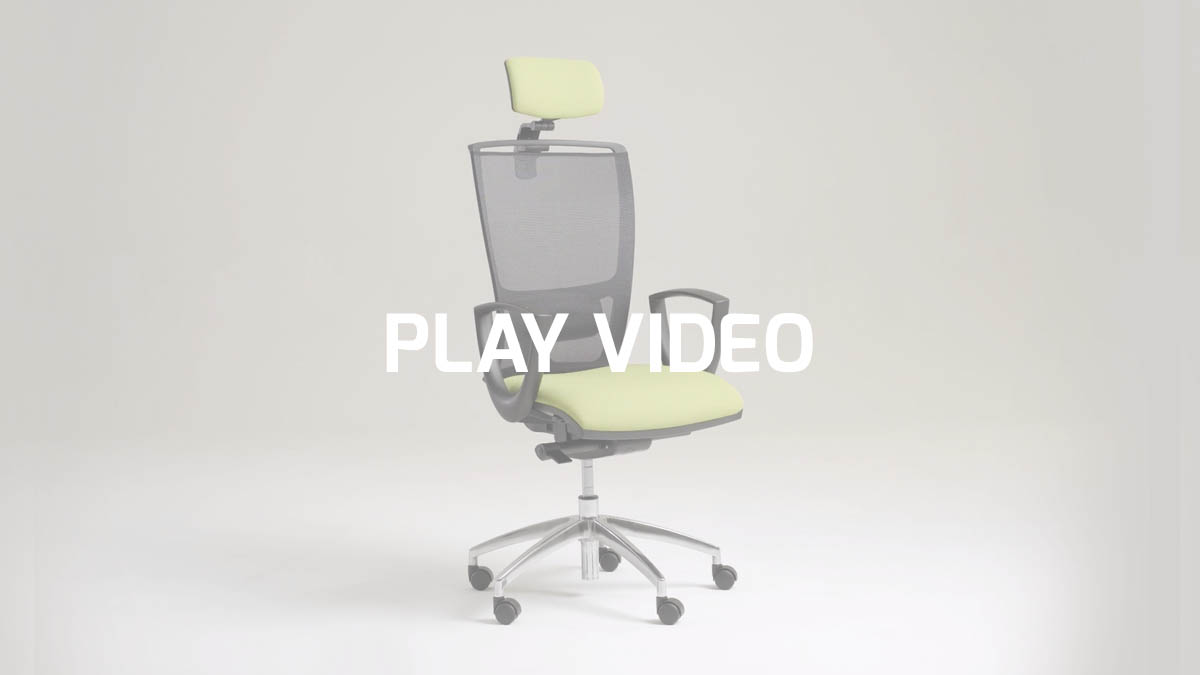 Mesh office chairs with headrest with modern style | Cometa by Leyform