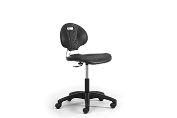 Polyurethane swivel chair for task office workstations Officia PU