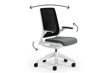 Self-adjustable chair with modern design for work from home Astra