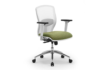 White or grey task office chairs with mesh Sprint Re