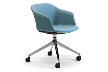 Modern guest and boardroom armchairs for meeting table, client's reception, guest room Claire