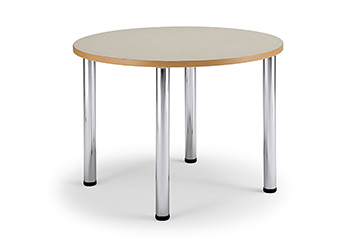 Library tables with adjustable height legs for school and classroom furniture Arno 3