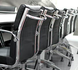 Armchairs with a unique and modern design for meeting tables and meeting rooms