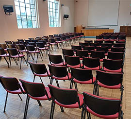 Meeting and training room chair for congresses and seminars