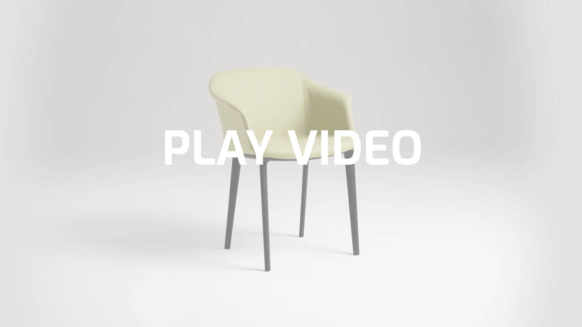 Modern fireproof armchair for congresses | Claire by Leyform