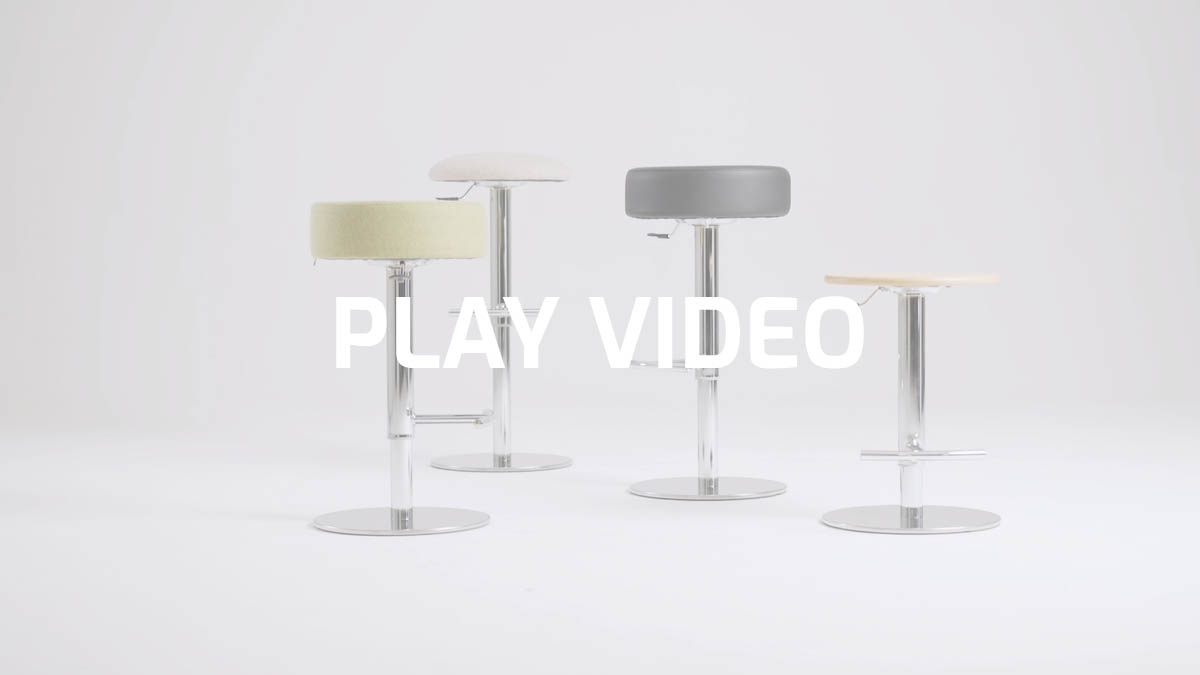 Modern counter stool for bar, pub, bistro | Punto by Leyform