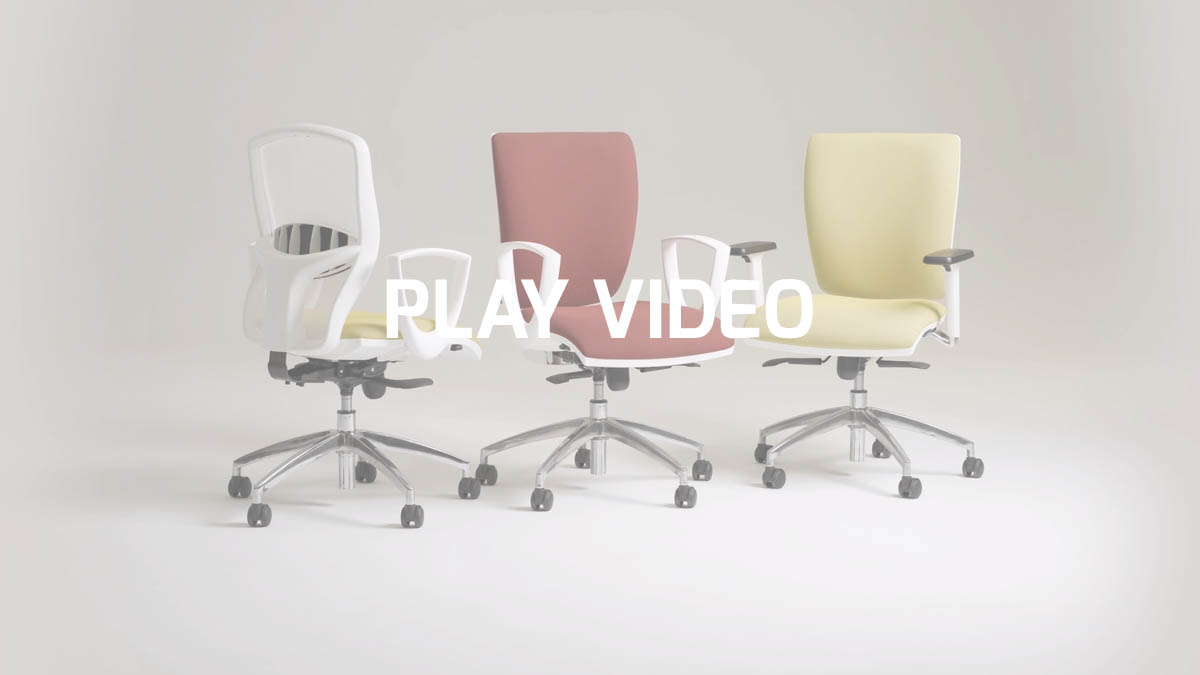 Contemporary design white mesh office seating | Sprint RE by Leyform